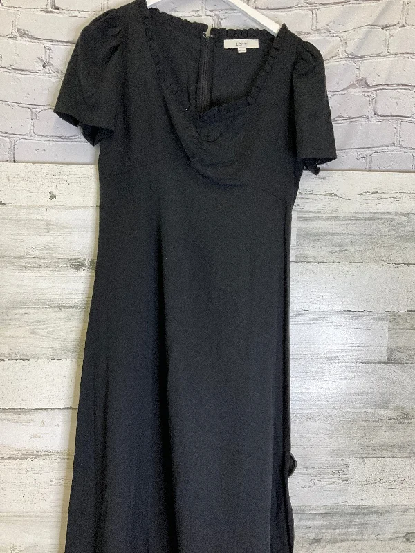 Black Dress Casual Maxi Loft, Size M