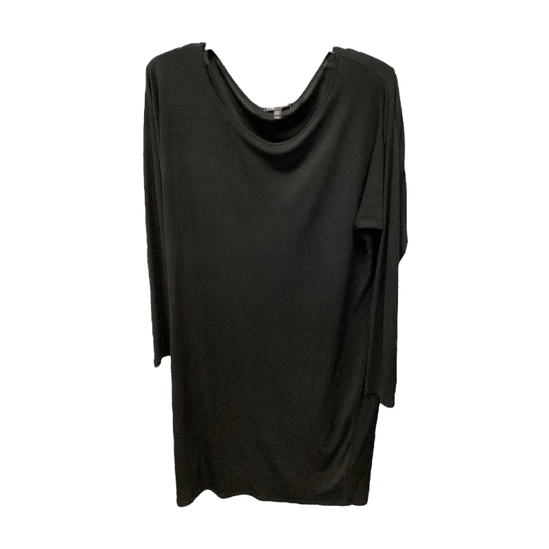 Dress Casual Midi By Eileen Fisher In Black, Size: M