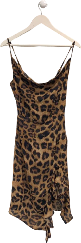 Naanaa Leopard Print Dress UK 6