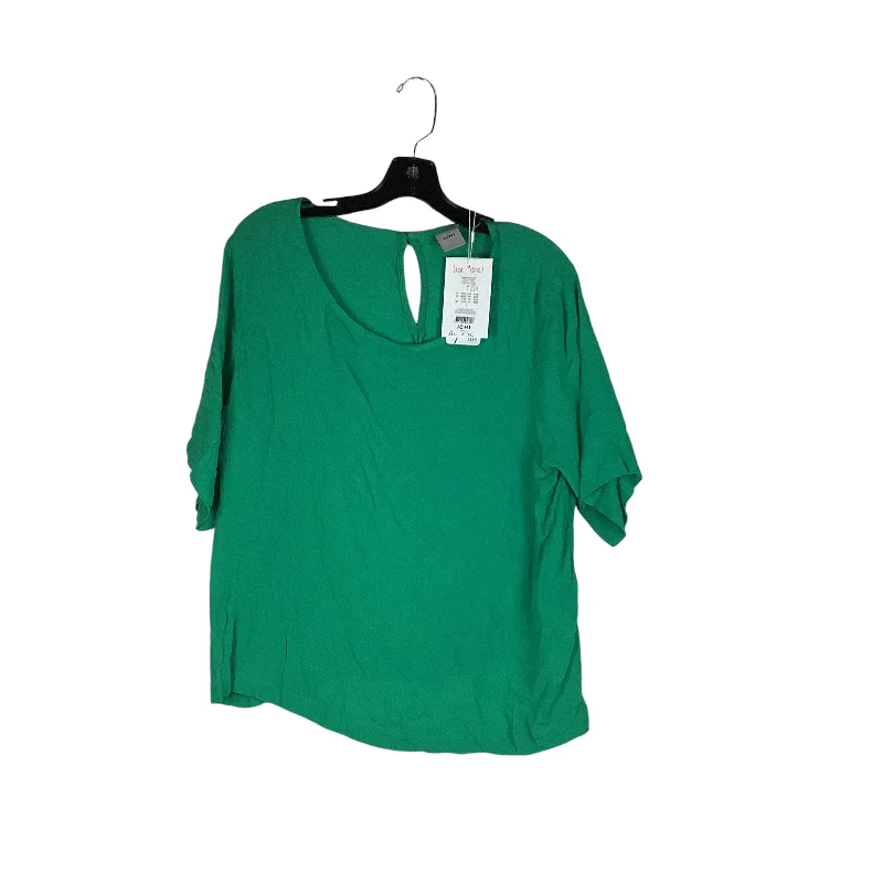 Top Short Sleeve Basic By Clothes Mentor In Green, Size: L