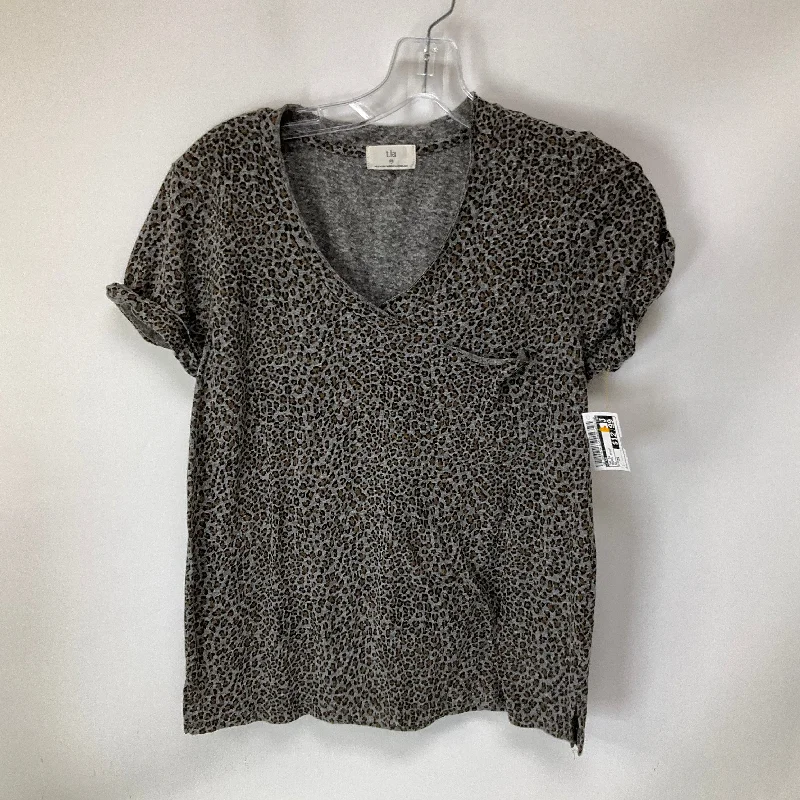 Top Short Sleeve By T.la In Animal Print, Size: Xs