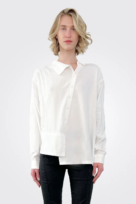 Asymmetrical Shirt - Natural