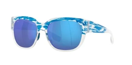 Freedom Series Waterwomen 2 Sunglasses - Blue Mirror Lenses/Shiny american Sky Frame