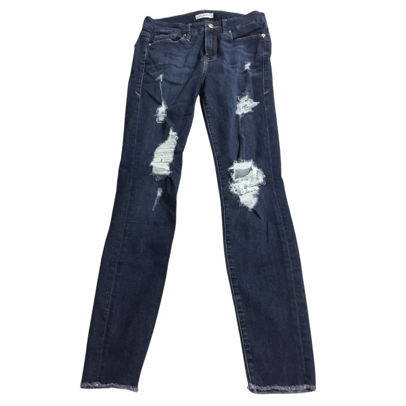 Jeans Skinny By Good American In Blue Denim, Size: 0