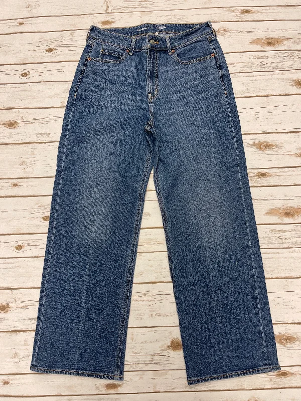 Jeans Wide Leg By Old Navy In Blue Denim, Size: 12