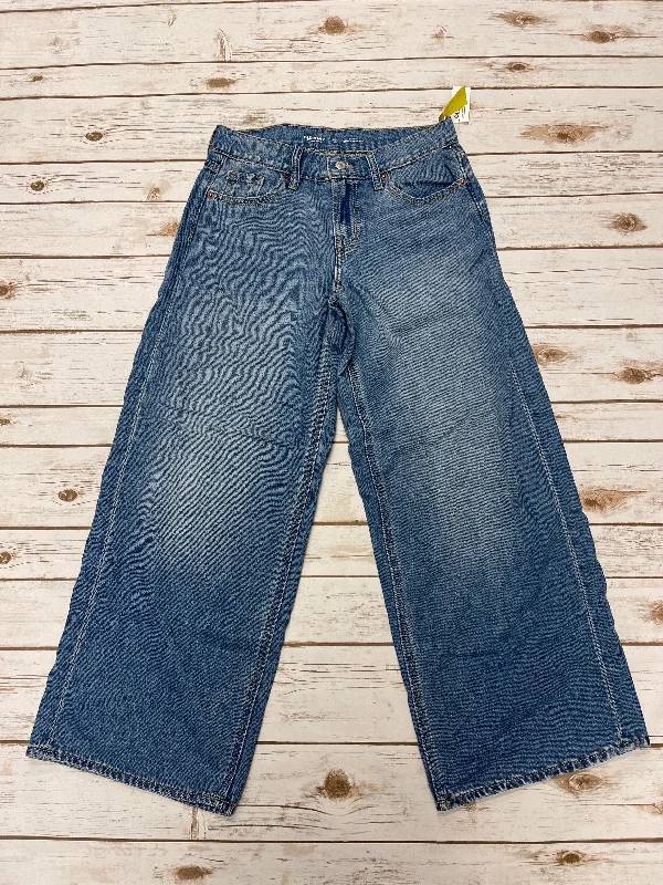 Jeans Wide Leg By Old Navy In Blue Denim, Size: 2