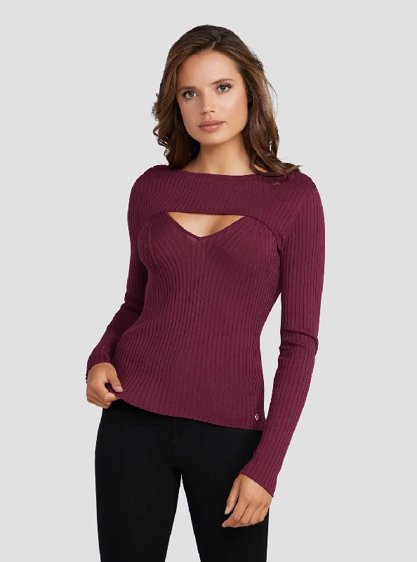 Eco Pink Marion Knit Top