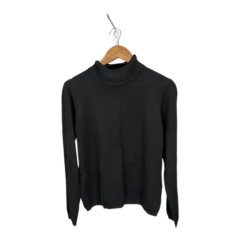 Top Long Sleeve By Philosophy In Black, Size: Xl