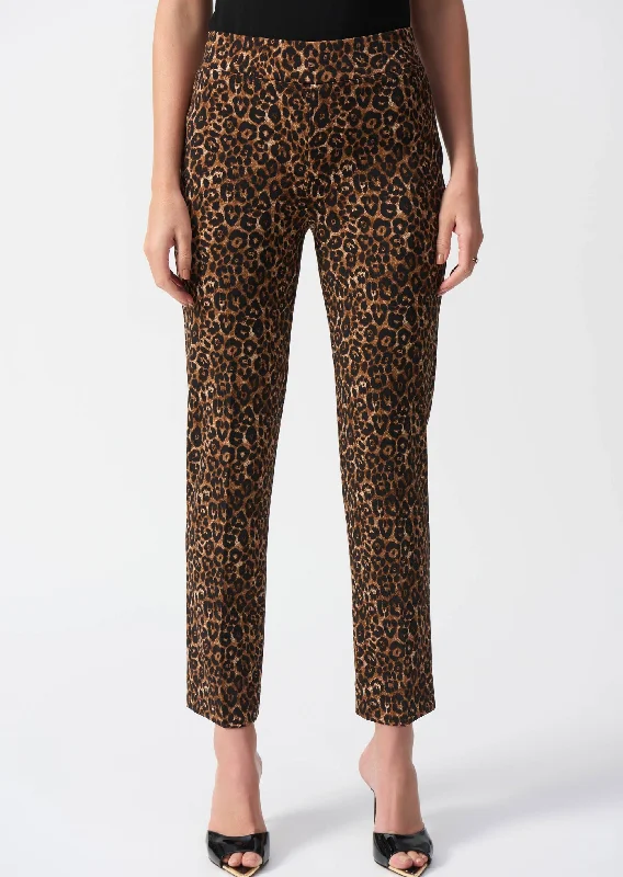 Joseph Ribkoff - Silky Knit Animal Print Pull-On Pants